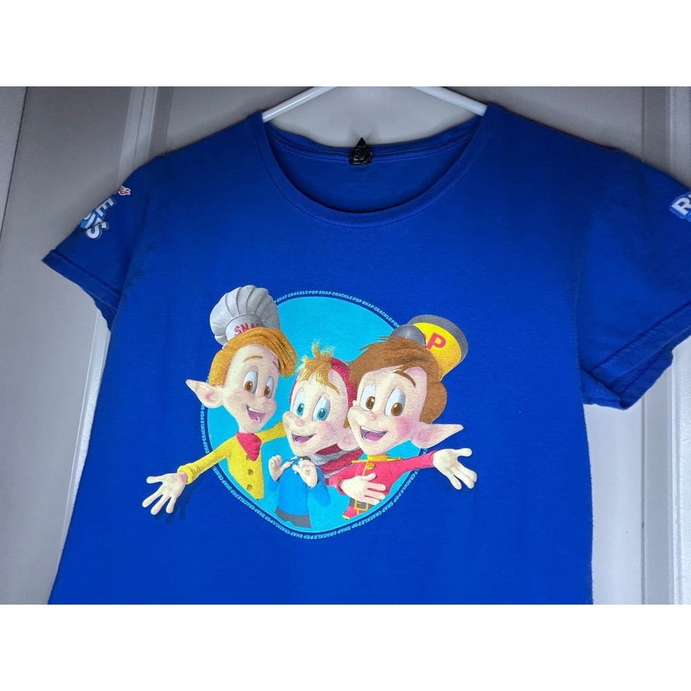 Kellogg's Rice Crispy Treats "Snap, Crackle and Pop" Graphic Cereal Promo Shirt